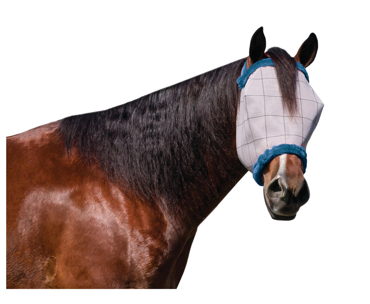 SuperMask II Horse Fly Mask Without Ears For Eyes (Average Horse)