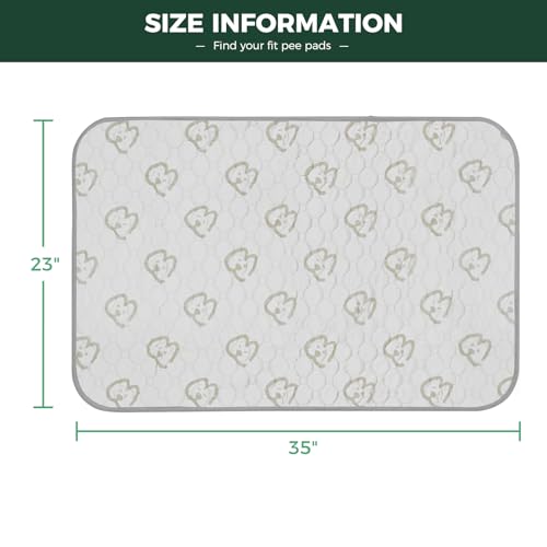 Washable Pee Pads for Dogs (Khaki / 23" x 35" (1 Pack))