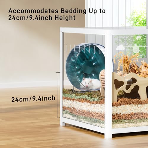 Hamster Cage 2.0 (39.3"L x 19.7"W x 20.6"H / White)