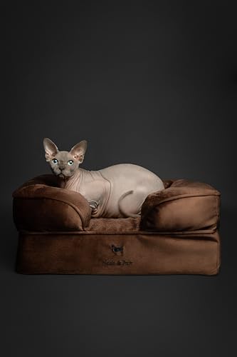 Cat Bed XS Dog Bed (Brown - VE / Small)
