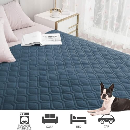 Waterproof Dog Bed Cover Pet Blanket for Furniture Bed Couch Sofa Reversible 52 x 82 inches