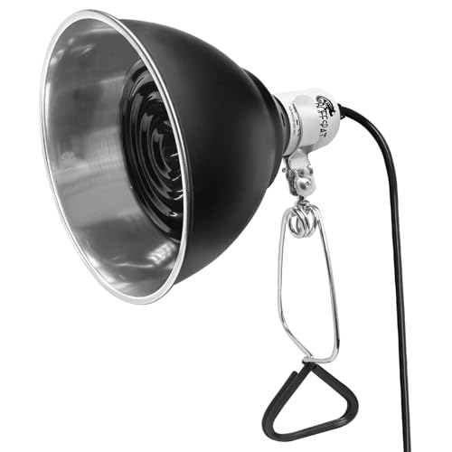 Large Caliber Reptile Lamp Cover Dome Supports Up to 250W (Cone Dome W/ Switch / 1pcs*Dome-7.0" (Max 250W))