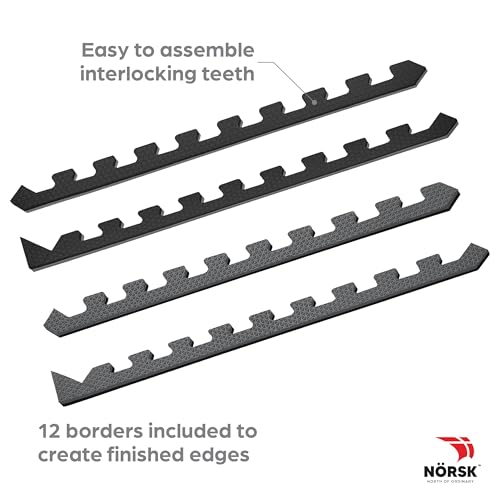 Dual Sided Reversible 1 (12 Tiles - 48 Sq. Ft. / Gray/Black)