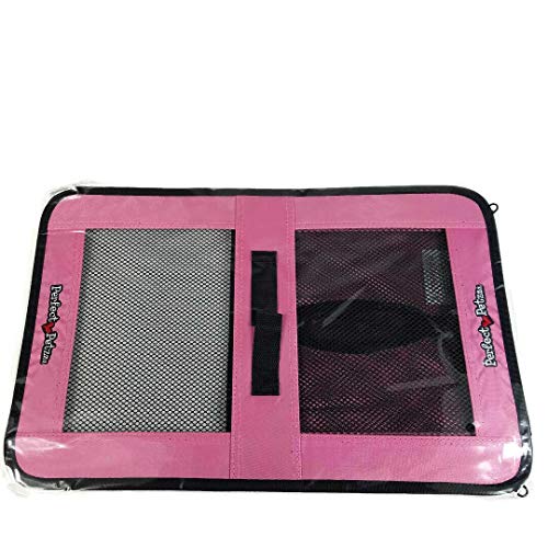 Tote for Lifelike Stuffed Interactive Pet Dogs and Cats (12.0"L x 6.0"W x 6.0"H / Pink)