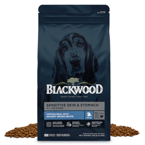 Sensitive Premium Dry Dog Food (Catfish Meal with Ancient Grains / 24 Pound (Pack of 1))
