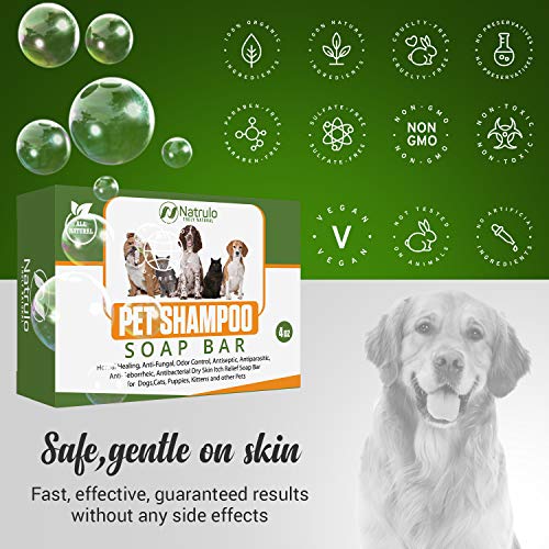 All Natural Pet Shampoo Soap Bar for Dogs