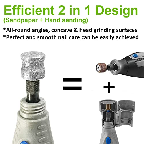 Jumbo Diamond Dremel Dog Nail Grinder Attachment
