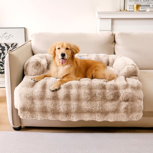 Dog Couch Bed (37"×31"×5.5" / Coffee)