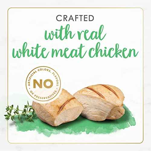 Purina Fancy Feast Grain Free Pate Wet Kitten Food Gourmet Naturals White Meat Chicken Recipe (3 Ounce (Pack of 12))