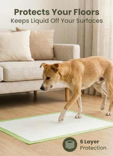 Pogi's Puppy Pee Pads with Adhesive Tabs (Medium - 18 x 24")