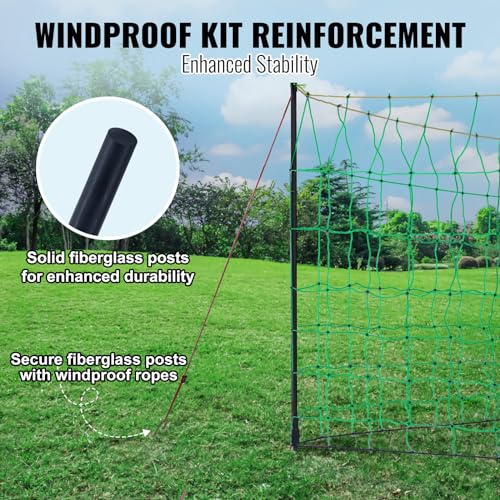 Electric Fence Netting 42" H X 164' L PE Net Fencing (42"H x 164'L / Livestock)