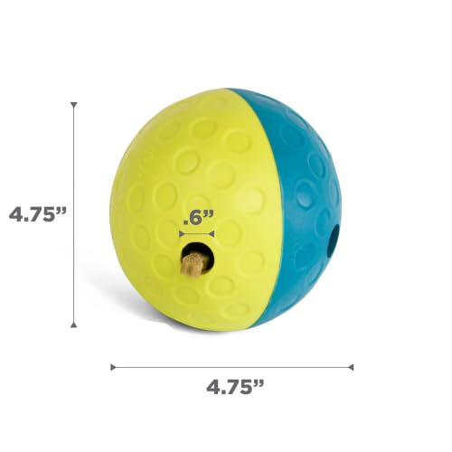 Nina Ottosson Treat Tumble Dog Toy Puzzle Ball (Blue / 1 Count (Pack of 1))