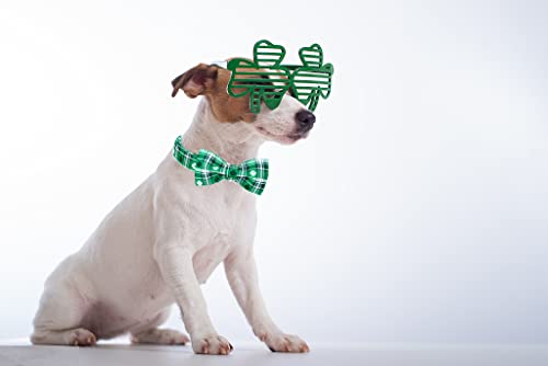 St Patricks Day Dog Collar with Bowtie (St.Patrick's Day / X-Small (Pack of 1))