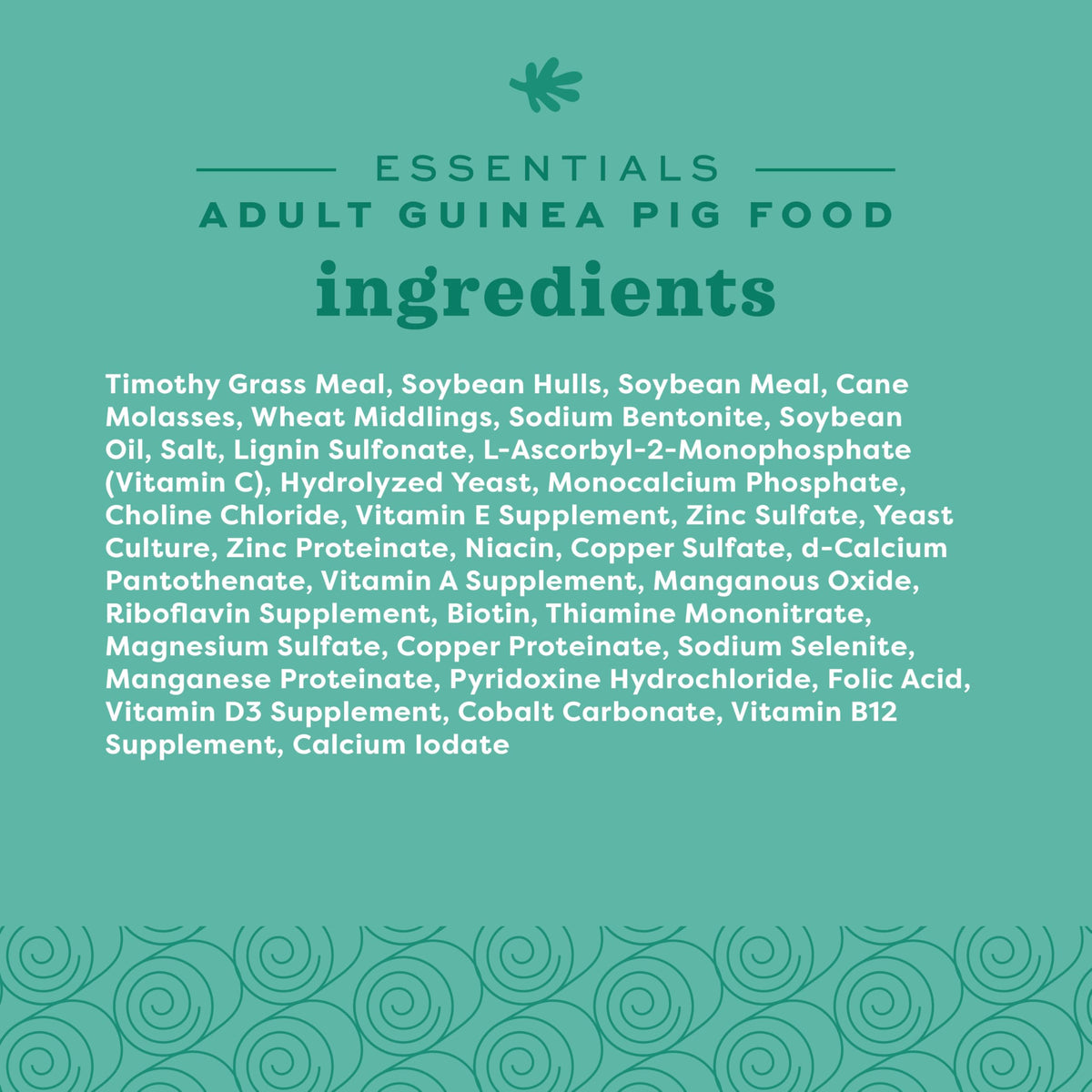 Essentials Adult Guinea Pig Food (25 Pound (Pack of 1))