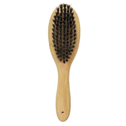 Pet Grooming Brush with Boar Bristles