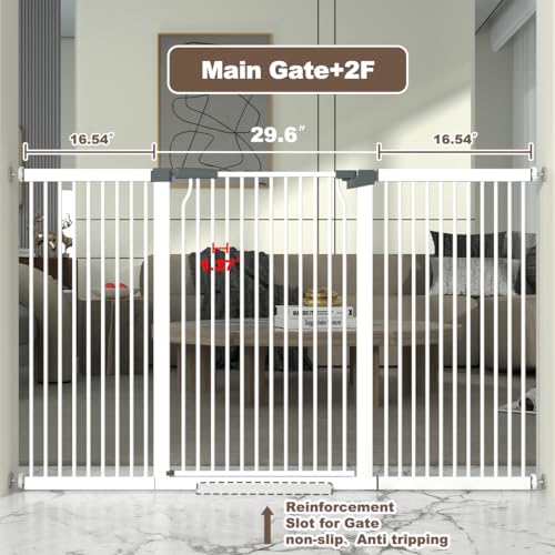 41" Extra Tall and Wide Baby Gate (63-65.7''W)