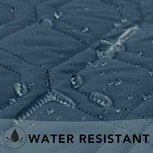 Waterproof Dog Bed Cover Pet Blanket for Furniture Bed Couch Sofa Reversible (40x90 Inch (Pack of 1) / Navyblue)