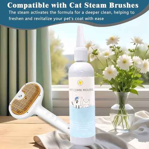 Pet Steam Brush for Dog & Cat (7.8"-400ML)