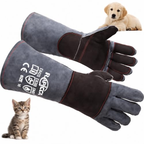 Animal Handling Gloves (2 Count (Pack of 1) / 16 Inches)