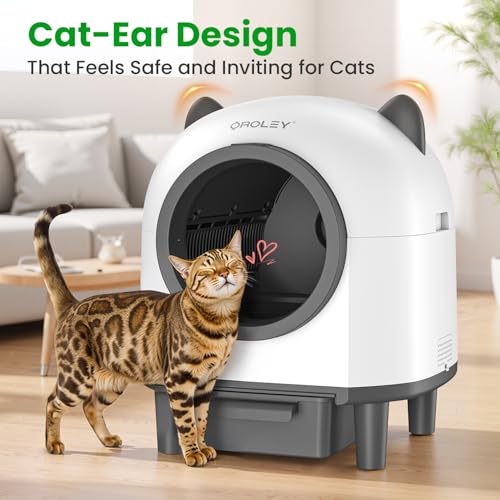 Self Cleaning Litter Box (White)