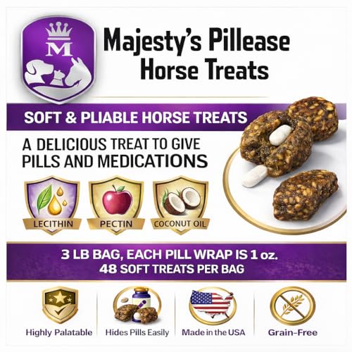 PillEase Horse Treats (48 Count (Pack of 2))