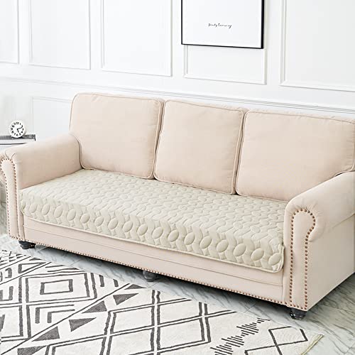 Pet Bed Cover Dog Bed Blanket for Sofa and Furniture Waterproof New Pattern Design (30x70 Inch (Pack of 1) / Ivory)