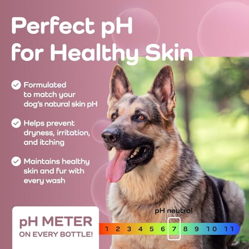 Deshedding Active Clean Dog Shampoo (German Shepherd / 16 Fluid Ounces)