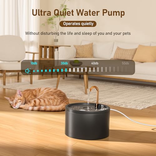 Ceramic Cat Water Fountain