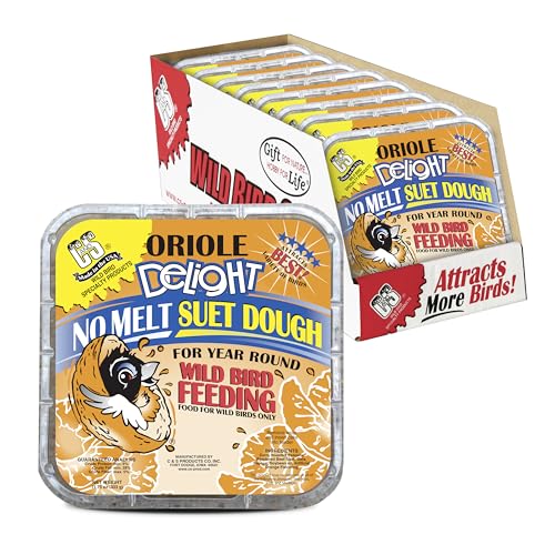Oriole Delight No Melt Suet Dough (1.47 Ounce (Pack of 8) / Oriole, 8 Pack)