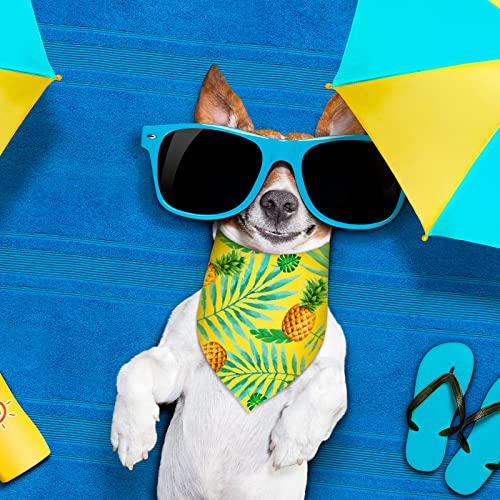 12 Pcs Plain Dog Bandanas Blank Adjustable Washable (64 x 43 x 43 cm / Fresh Color)