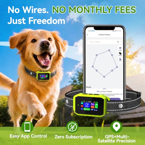GPS Wireless Dog Fence (Green)