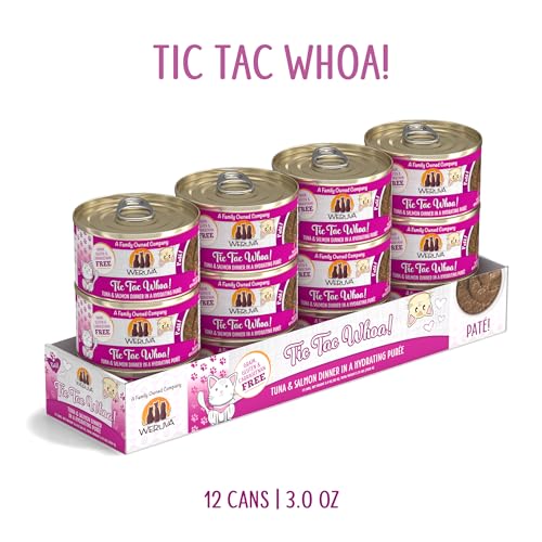 Wet Cat Food Tic Tac Whoa with Tuna and Salmon Pate