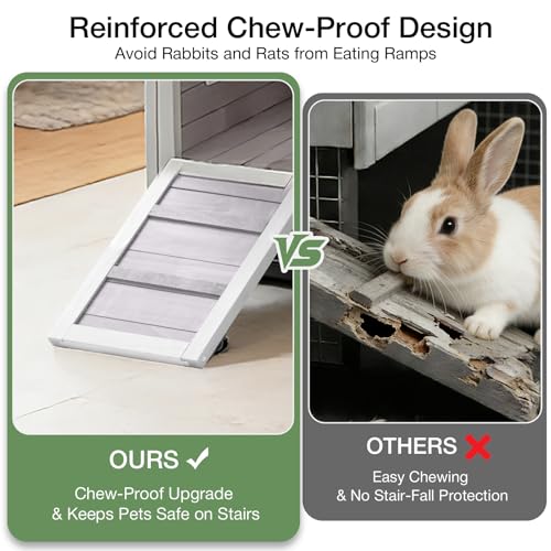 Rabbit Hutch Indoor Outdoor (（Grey-AIR68))
