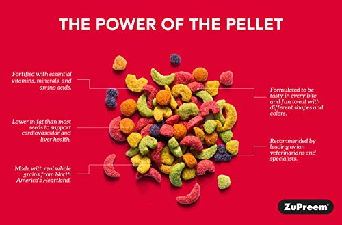 FruitBlend Flavor Pellets Bird Food for Large Birds (3.5 Pound (Pack of 2))