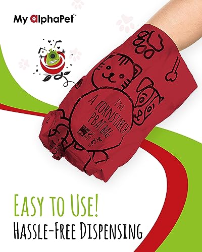Compostable Dog Poop Bags (1 Count (Pack of 120) / Rose Scented)