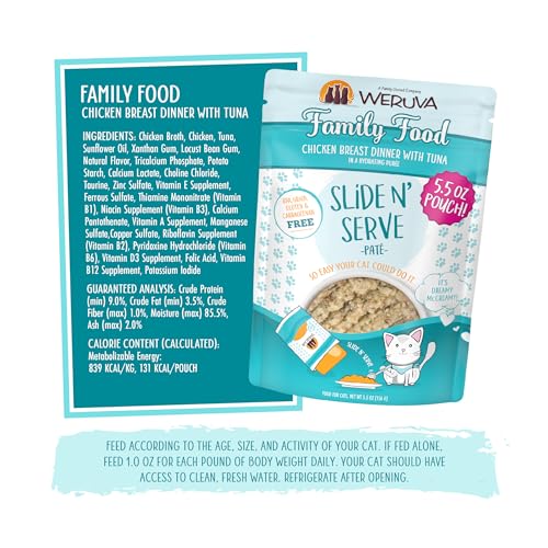 Wet Cat Food Family Food with Chicken and Tuna Pate (5.5 Ounce (Pack of 12))