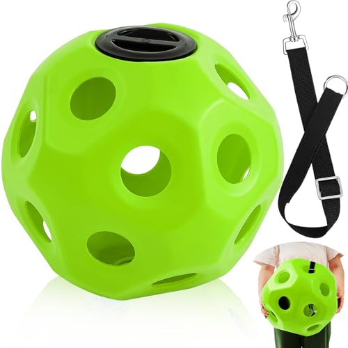 15.75" Extra Large Slow Feed Hay Ball for Horses (Green)