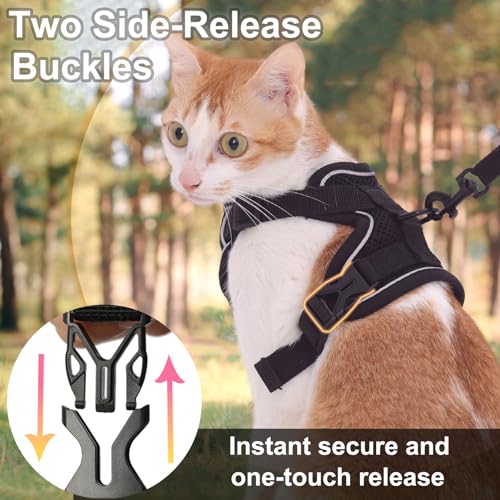 Cat Harness and Leash (Small / Grey)