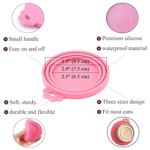 Food Can Covers (blue,pink,orange,black)