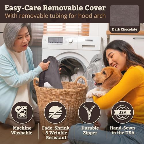 Cozy Cave Dog Bed (25.0"L x 25.0"W x 8.0"Th / Dark Chocolate)
