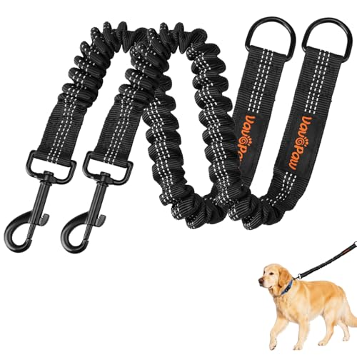 Bungee Dog Leash Extender (Black)