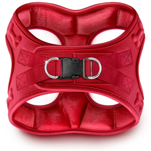 Comfort fit Step (S (Chest 14.5"-17") / Red Plush)