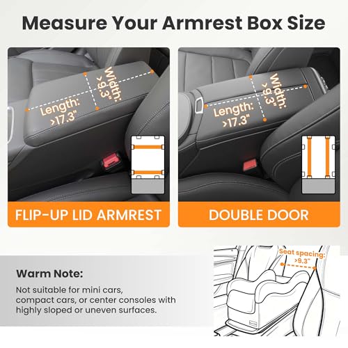 Center Console Dog Car Seat for Small Dogs Under 11lbs (Black/White / Small)