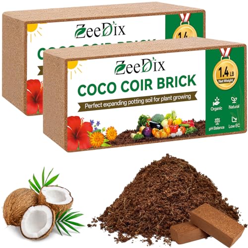 2 Pcs Coco Coir Brick for Plants (2pcs)