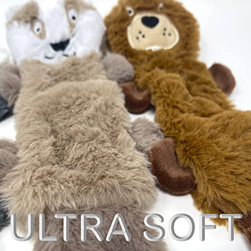 5 Pack Stuffingless Dog Squeaky Toys Dog Toy w (5 Pack - Color 4 - Squeaky)