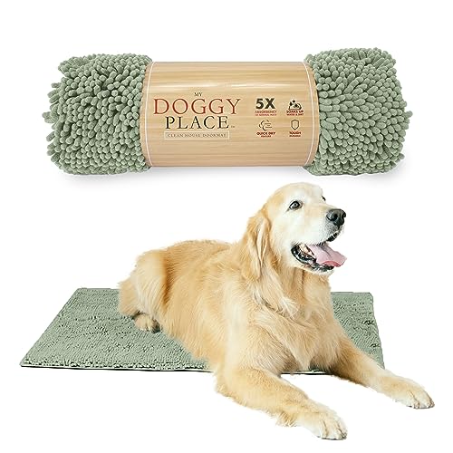 Dog Mud Mat 36" x 26" Sage (36" x 26" / Sage)