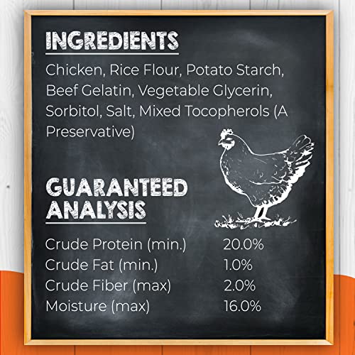 Rawhide Free Chicken Recipe Dog Chews (1 Count (Pack of 40))