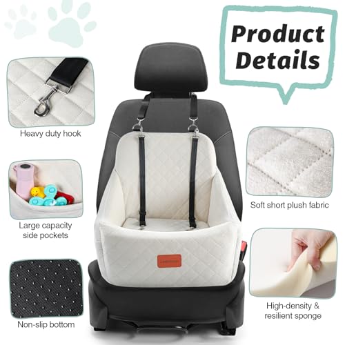 Dog car seat for Medium Dogs (Beige / Medium)