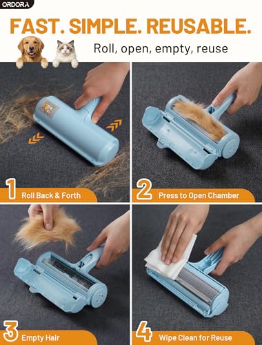 Pet Hair Remover Roller (B：blue)