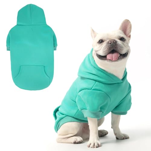 Dog Hoodie for Large Medium Small Dogs (Lake Blue / Large)